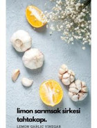 Tahtakapı Limon Sarımsak Sirke 5 lt
