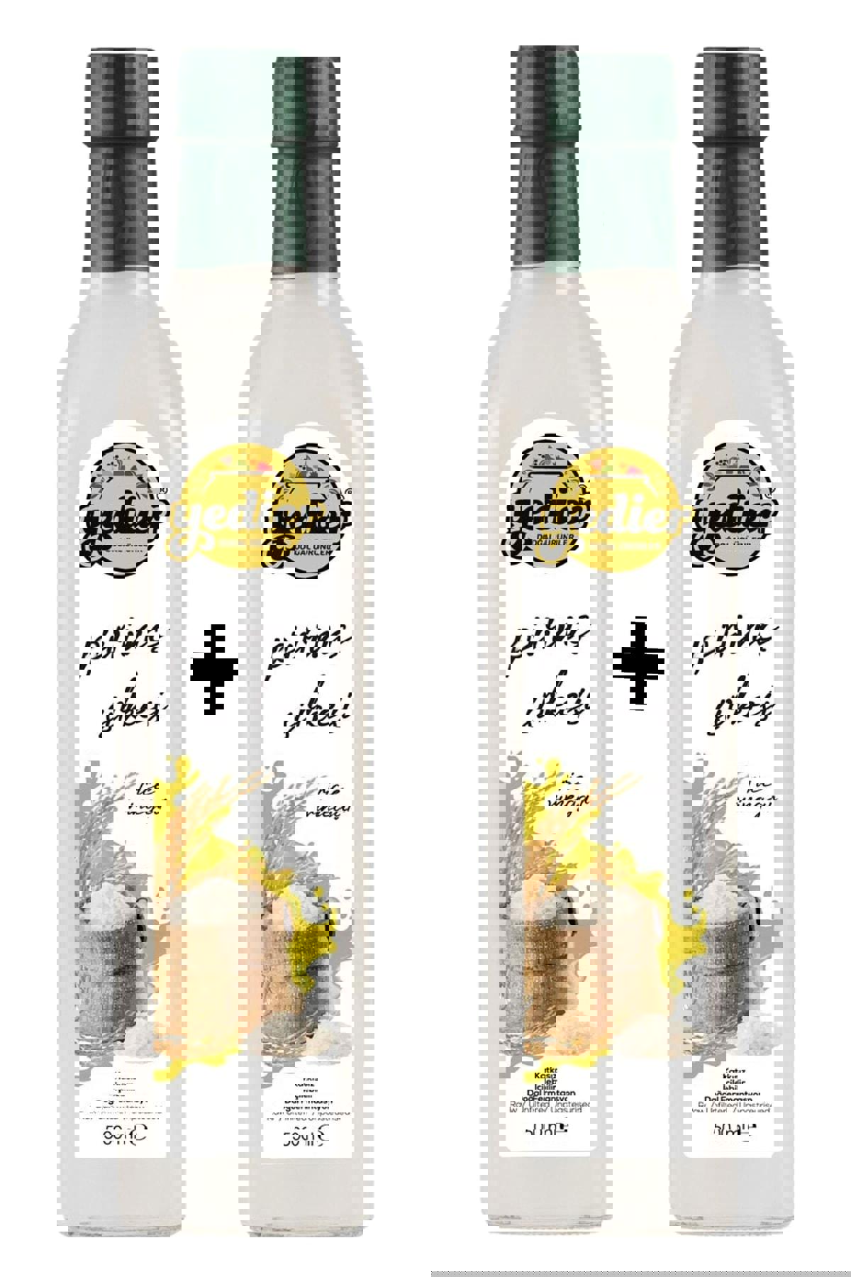 Yedier Pirinç Sirke 2x500 ml