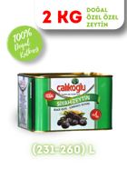Çalıkoğlu Gemlik Siyah Zeytin Teneke 2 kg