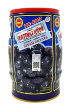 Gemlik Katırlı Köyü Tuzlu Siyah Zeytin Teneke 1 kg