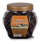 Cebel İri Taneli Siyah Zeytin Pet Kavanoz 1 kg