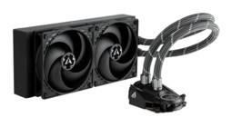 Arctic Liquid Freezer Iı 240 mm Sessiz 4 Pin 2 Fanlı Sıvı Soğutmalı Masaüstü İşlemci Soğutucu