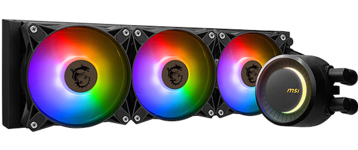 MSI Mag Corelıquıd E360 Sessiz 4 Pin 3 Fanlı Sıvı Soğutmalı RGB Masaüstü İşlemci Soğutucu