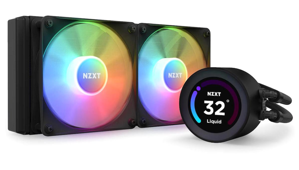 NZXT Kraken Elite 240 RL-KR24E-B1 4 Pin 2 Fanlı Sıvı Soğutmalı RGB Masaüstü İşlemci Soğutucu