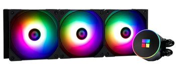 Thermalright Frozen Horizon 360 4 Pin 3 Fanlı Fan Soğutmalı RGB Masaüstü İşlemci Soğutucu Siyah