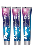 Signal White System Güçlü Beyazlık Naneli Florürlü Diş Macunu 3x75 ml
