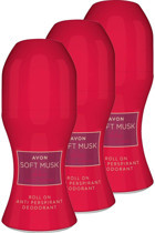 Avon Pudralı Antiperspirant Roll-On Kadın Deodorant 3x50 ml