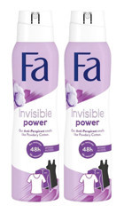 Fa Invisible Power Ter Önleyici Antiperspirant Sprey Kadın Deodorant 2x150 ml