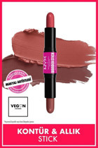 Nyx Coral and Deep Peach Doğal Krem Allık