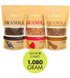 Mom's Natural Foods Fındıklı Kakaolu Granola 3x360 gr