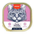 Wanpy Ton Balığı Somonlu Yetişkin Yaş Kedi Maması 6x40 gr
