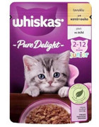 Whiskas Pure Delight Tavuk Jöleli Yavru Yaş Kedi Maması 4x85 gr