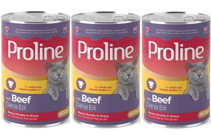 Pro Line Dana Eti Yetişkin Yaş Kedi Maması 3x400 gr