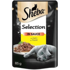 Sheba Selection Tavuk Soslu Yetişkin Yaş Kedi Maması 85 gr