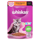 Whiskas Junior Kümes Hayvanı Soslu Yavru Yaş Kedi Maması 28x85 gr