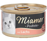 Miamor pastete Somonlu Yetişkin Yaş Kedi Maması 12x85 gr