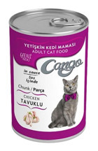 Cango Tavuk Parça Etli Soslu Yetişkin Yaş Kedi Maması 20x415 gr