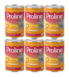 Pro Line Tavuk Parça Etli Soslu Yetişkin Yaş Kedi Maması 6x400 gr