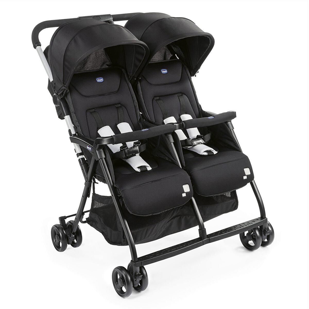 Chicco Ohlala Twin Katlanabilir Tek Elle Kapanan 360 Derece Dönen Tam Yatar Puset Bebek Arabası