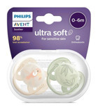 Philips Avent SCF091 0-6 Ay Ortodontik Yenidoğan Damaklı Silikon Emzik Çok Renkli