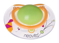 Neavita 3 Ay+ Ortodontik Kiraz Uçlu Damaklı Silikon Emzik Çok Renkli