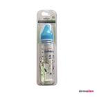 Bambino B012 Silikon Yenidoğan Yavaş Akışlı 0-6 Ay Desenli Mavi Biberon 225 ml