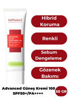 Cell Fusion C Advanced 50 Faktör Tüm Ciltler İçin Nemlendirici Suya Dayanıklı Yüz Güneş Kremi 100 ml