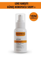 Hozmeti̇c 50 Faktör Tüm Ciltler İçin Leke Karşıtı Nemlendirici Yağsız Suya Dayanıklı Yüz Güneş Kremi 50 ml