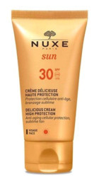 Nuxe 30 Faktör Tüm Ciltler İçin Nemlendirici Suya Dayanıklı Yüz ve Vücut Güneş Kremi 50 ml