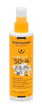 Isispharma Kids 50 Faktör Tüm Ciltler İçin Leke Karşıtı Nemlendirici Yağsız Suya Dayanıklı Yüz ve Vücut Güneş Kremi 200 ml