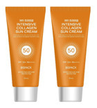 Bispack Sun Block 50 Faktör Tüm Ciltler İçin Leke Karşıtı Nemlendirici Yağsız Suya Dayanıklı Yüz ve Vücut Güneş Kremi 50 ml