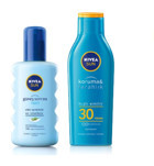 Nivea Sun 30 Faktör Tüm Ciltler İçin Leke Karşıtı Nemlendirici Yağsız Suya Dayanıklı Yüz ve Vücut Güneş Kremi 200 ml