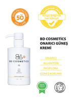 Bd Pharma Bd Cosmetics 50 Faktör Tüm Ciltler İçin Nemlendirici Suya Dayanıklı Yüz ve Vücut Güneş Kremi 300 ml