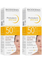 Bioderma Photoderm Spot 50 Faktör Tüm Ciltler İçin Nemlendirici Suya Dayanıklı Yüz Güneş Kremi 2x40 ml