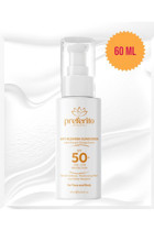 Preferito 50 Faktör Tüm Ciltler İçin Leke Karşıtı Nemlendirici Suya Dayanıklı Yüz Güneş Kremi 50 ml