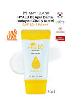 May Island Beauty 50 Faktör Tüm Ciltler İçin Leke Karşıtı Nemlendirici Yağsız Suya Dayanıklı Yüz ve Vücut Güneş Kremi 50 ml