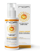Nofi 50 Faktör Tüm Ciltler İçin Nemlendirici Suya Dayanıklı Yüz Güneş Kremi 50 ml