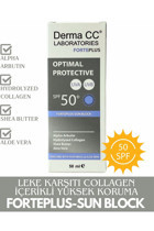 Derma Cc Laboratories 50 Faktör Tüm Ciltler İçin Leke Karşıtı Nemlendirici Yağsız Suya Dayanıklı Yüz ve Vücut Güneş Kremi 50 ml