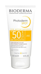 Bioderma Photoderm Spot 50 Faktör Tüm Ciltler İçin Leke Karşıtı Nemlendirici Yağsız Suya Dayanıklı Yüz Güneş Kremi 150 ml