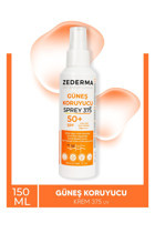 Zederma 50 Faktör Tüm Ciltler İçin Nemlendirici Suya Dayanıklı Yüz Güneş Kremi 150 ml