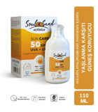 Soul N Sand 50 Faktör Tüm Ciltler İçin Nemlendirici Yaşlanma Karşıtı Suya Dayanıklı Yüz Güneş Kremi 50 ml