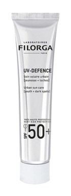 Filorga 50 Faktör Tüm Ciltler İçin Leke Karşıtı Nemlendirici Yağsız Suya Dayanıklı Yüz ve Vücut Güneş Kremi 40 ml