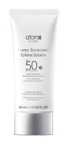 Atomy Creme Solaire 50 Faktör Tüm Ciltler İçin Leke Karşıtı Nemlendirici Aydınlatıcı Yağsız Suya Dayanıklı Yüz Ve Vücut Güneş Kremi 60 ml