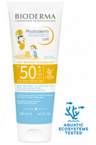 Bioderma Photoderm Pediatrics Lait 50 Faktör Tüm Ciltler İçin Nemlendirici Suya Dayanıklı Yüz Güneş Kremi 200 ml