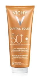 Vichy Soleil 50 Faktör Tüm Ciltler İçin Leke Karşıtı Nemlendirici Yağsız Suya Dayanıklı Yüz Güneş Sütü 300 ml