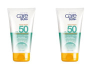 Avon 50 Faktör Hassas Ciltler İçin Nemlendirici Suya Dayanıklı Yüz Güneş Kremi 2x150 ml