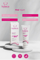 Hybeca 50 Faktör Tüm Ciltler İçin Leke Karşıtı Nemlendirici Yağsız Suya Dayanıklı Yüz ve Vücut Güneş Kremi 50 ml