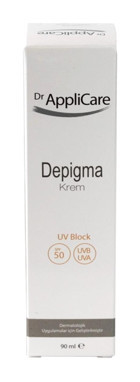 Dr Applicare Depigma 50 Faktör Tüm Ciltler İçin Nemlendirici Suya Dayanıklı Yüz Güneş Kremi 90 ml