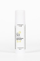 Versew Stick 50 Faktör Tüm Ciltler İçin Leke Karşıtı Nemlendirici Yağsız Suya Dayanıklı Yüz ve Vücut Güneş Kremi 50 ml