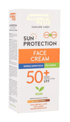 Softto Plus 50 Faktör Tüm Ciltler İçin Leke Karşıtı Nemlendirici Yağsız Suya Dayanıklı Yüz Güneş Kremi 50 ml